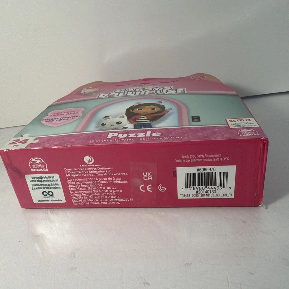 Gabbys Dollhouse 24 piece PUZZLE Collection Spinmaster Ages 3+